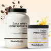 Muscle Smith - Focus Pre Workout + Daily Whey Concentrate | Clinically Dosed Formula for Precision Focus and Optimal Muscle Growth