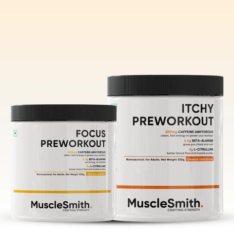 Muscle Smith Itchy Pre-Workout + Focus Pre-Workout Bundle