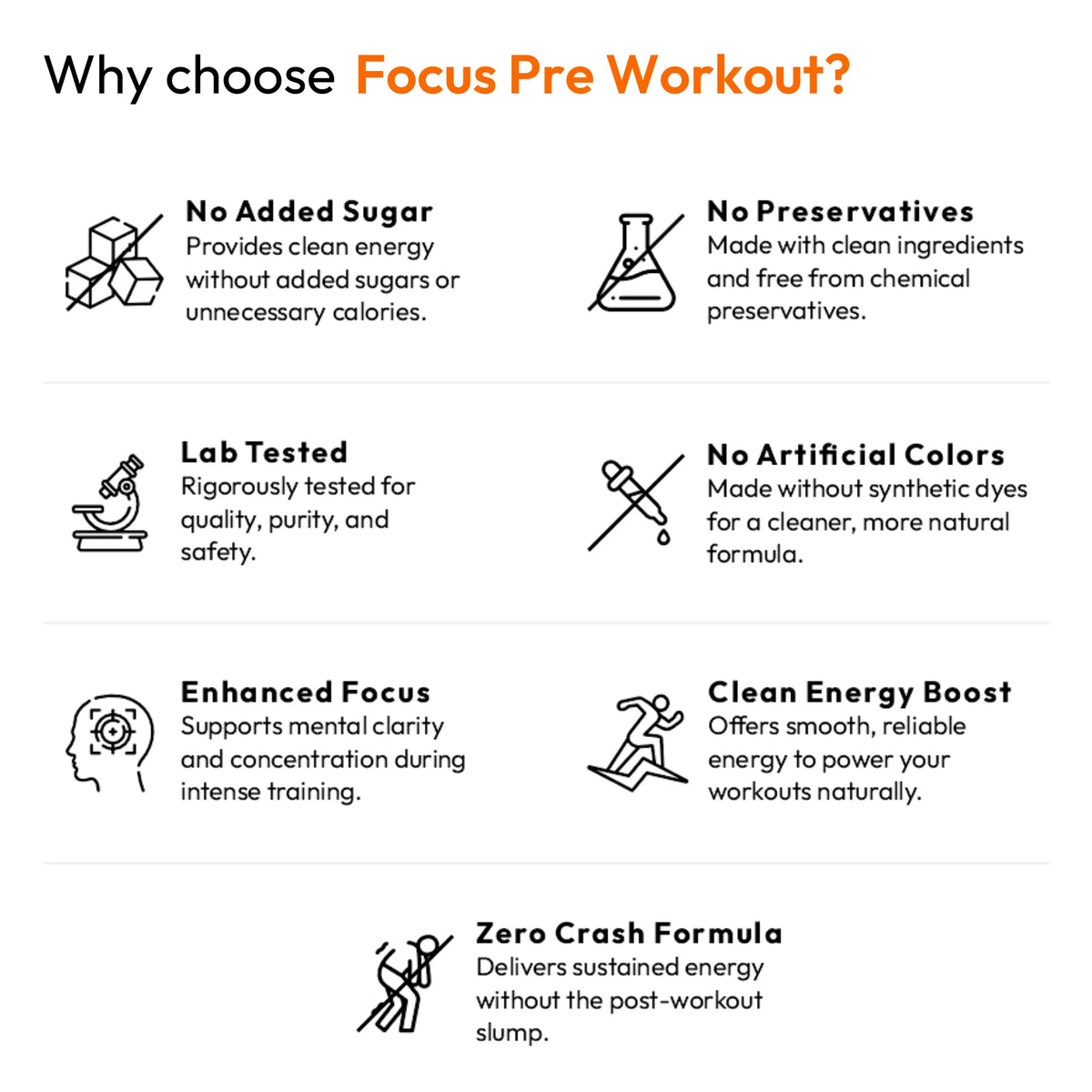 Muscle Smith Focus Pre Workout | Clinically Dosed Pre-Workout with No Proprietary Blends