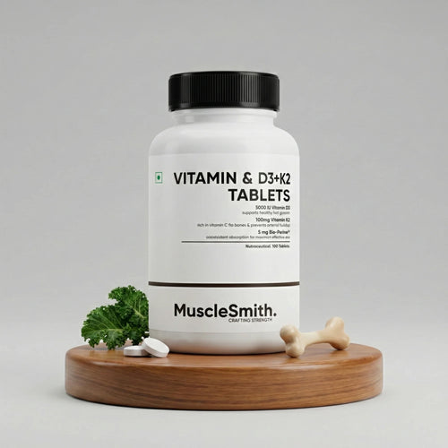 Muscle Smith Vitamin D3 + K2 Tablets