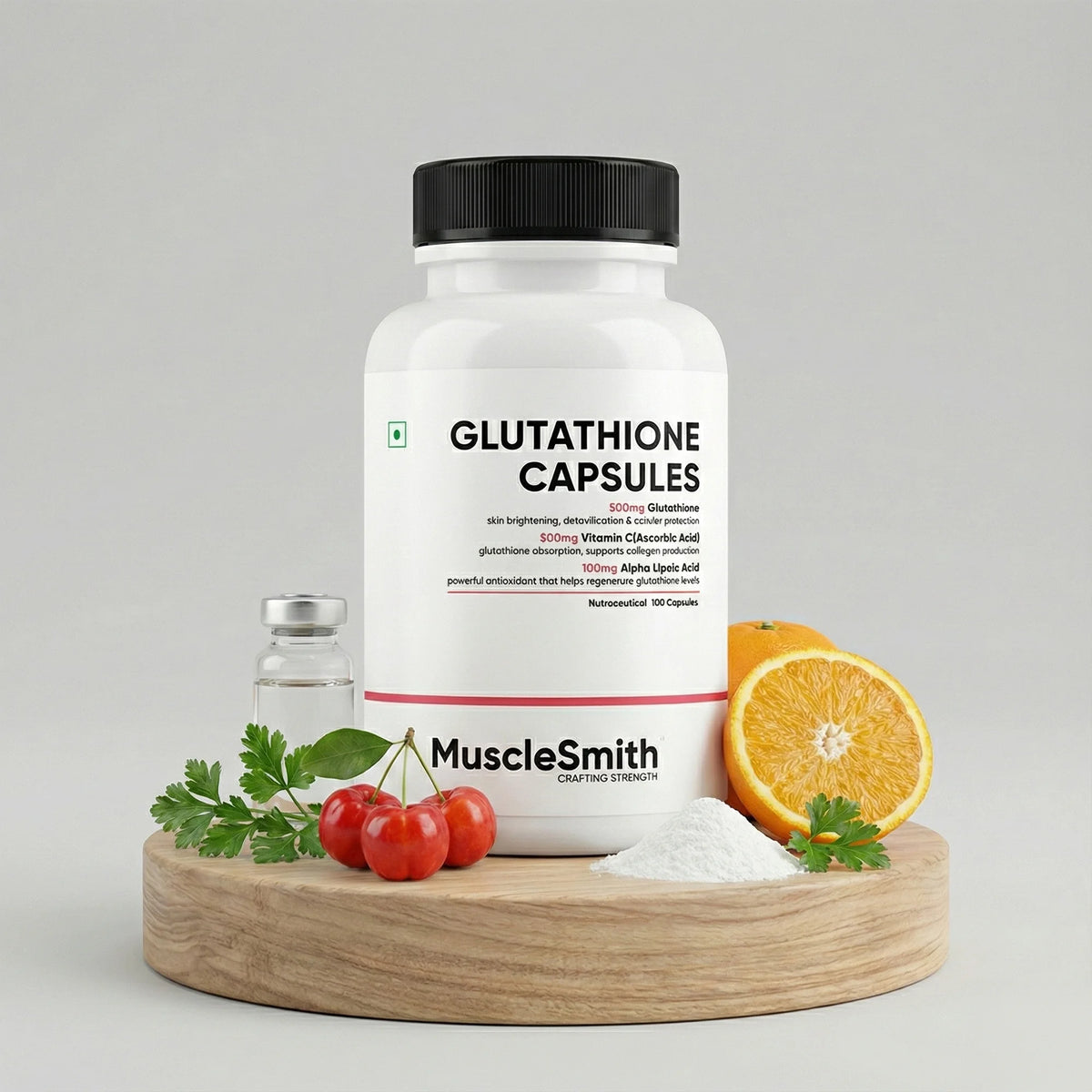 Muscle Smith Glutathione and Vitamin C Capsules