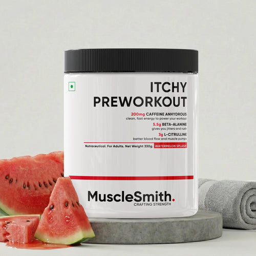 Muscle Smith Itchy Pre Workout | Clinically Dosed Pre-Workout with No Proprietary Blends