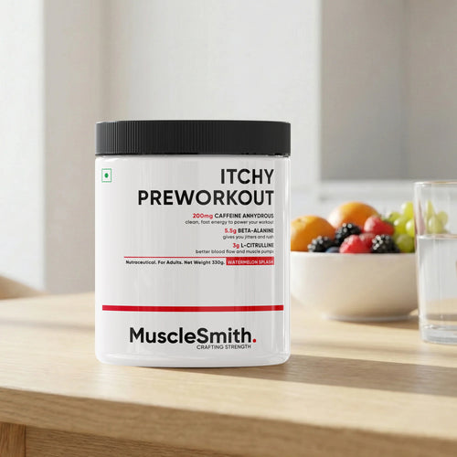 Muscle Smith Itchy Pre Workout | Clinically Dosed Pre-Workout with No Proprietary Blends